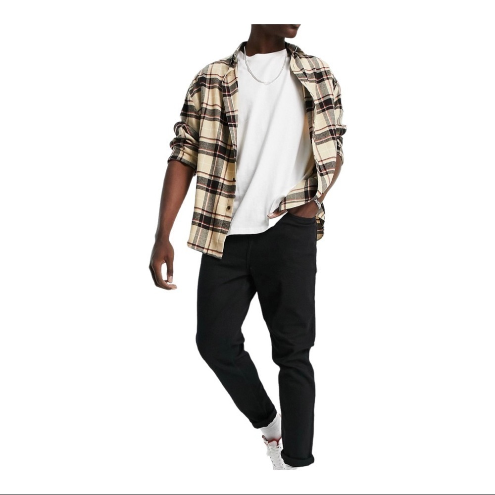 ASOS design New Look tapered jeans in black